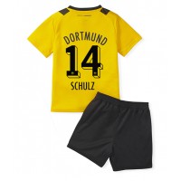 Borussia Dortmund Nico Schulz #14 Fotballklær Hjemmedraktsett Barn 2022-23 Kortermet (+ korte bukser)